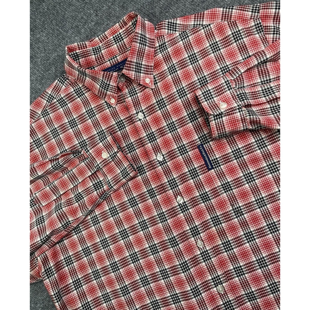 Abercrombie & Fitch‎ The Big Shirt Men's Size L Plaid Shirt Vintage
